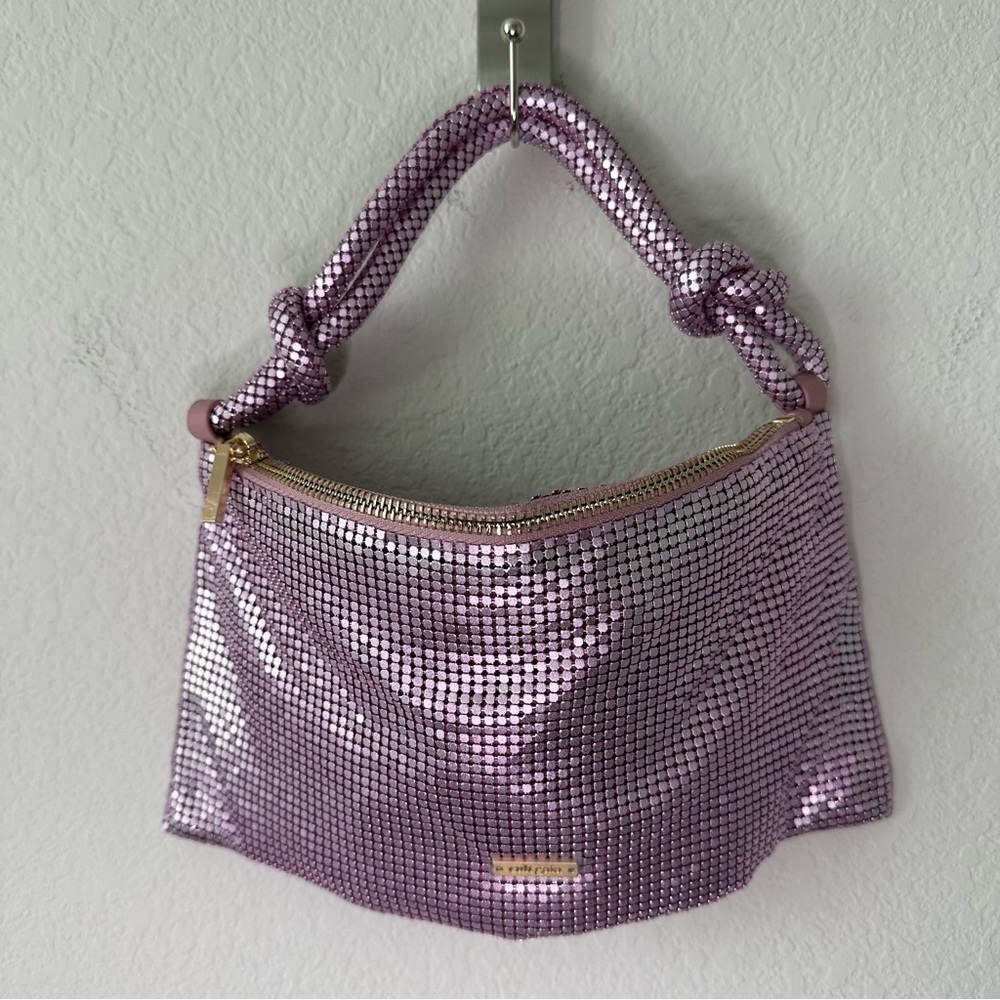 NWOT Cult Gaia HERA SHOULDER BAG Pink - Picture 2 of 10